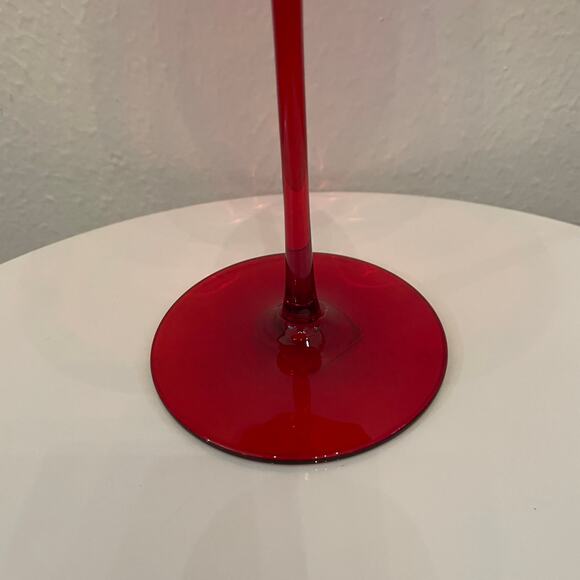 4pc Valentine Red Coupe Glasses 10oz  Holiday Cocktail Champagne Glassware New - Picture 13 of 16